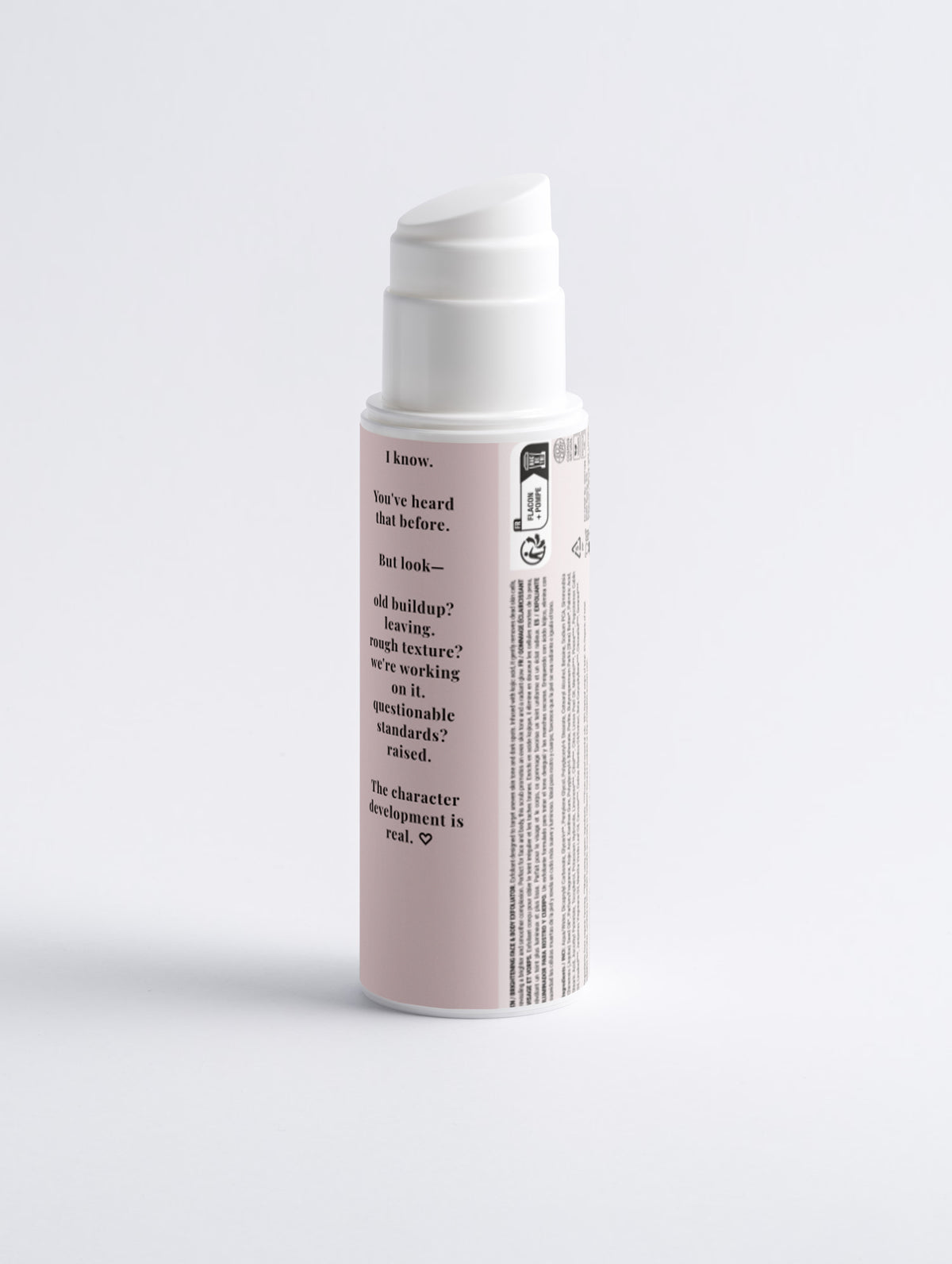 She's Changed face & body exfoliator with Kojic Acid
