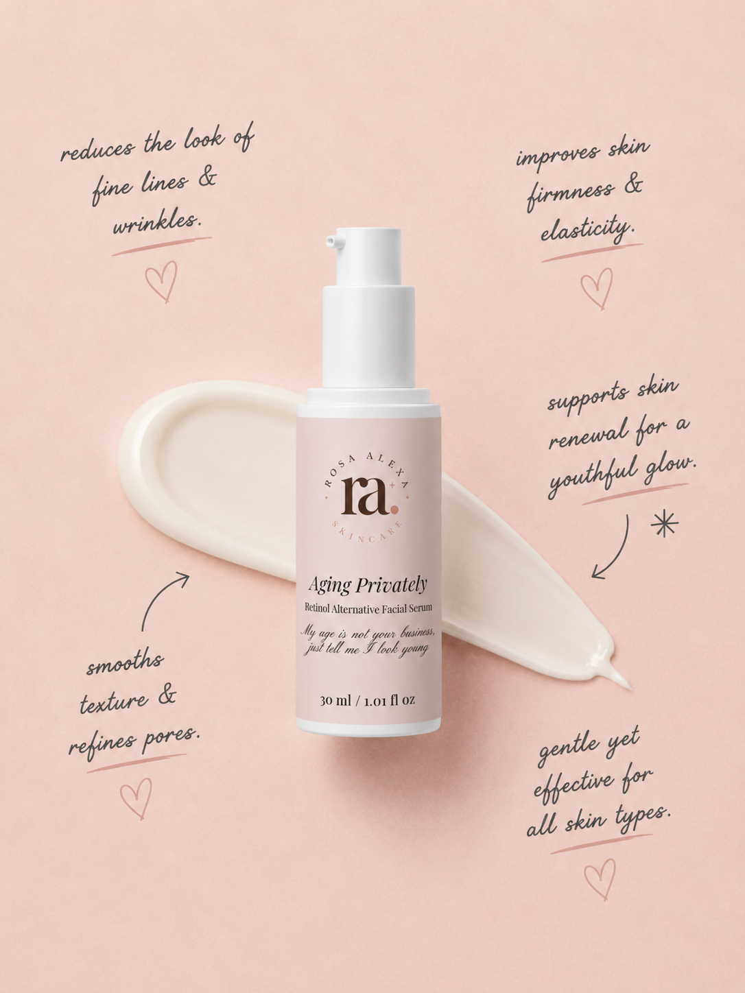 Aging Privately Retinol Alternative Serum