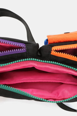 Japanese 90s Retro Vintage Inspired Bag Nylon Crossbody Bag Kawaii With Earpod Airpod Bag